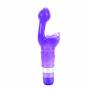 CalExotics Platinum Edition Waterproof 9-Function 2-in-1 Butterfly Kiss Vibrator for G-spot and Clitoral Massager - Purple