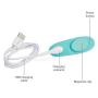 We-Vibe Moxie Wearable Panty Vibe, app + lube