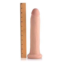 Usa Cocks Ultra Real Dual Layer Suction Cup Dildo Without Balls, 11 Inch