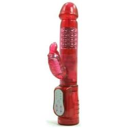 Golden Triangle Lil Darlins Waterproof Turtle Vibrator, Red