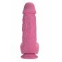 Lickerlish Rummy Fatty Ultra Thick Premium Silicone Dildo Pink with Suction Cup, 8", 2 Lb