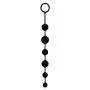 UTIMI Butt Plug with Silicone Anal Bead in Black UTIMI Butt Plug with Silicone Anal Bead in Black