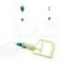 AnE Toys Best Set of Double Cup 2 Pack Large - Extra Large Natural Breast Enlargement/Enhancement and Massage Cupping with Hand Pump