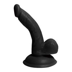 5.5 in Realistic-Dicks Female Relax Massager Female Relaxing Massage Advanced Massager Black Gaojingwei