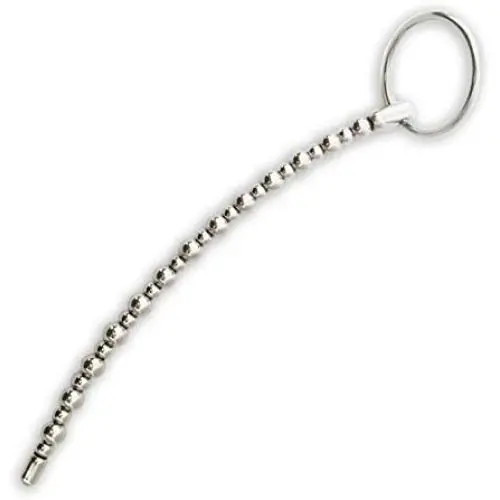 Sound Catheter Stainless Solid Beads Plug (Silver) Sound Catheter Stainless Solid Beads Plug (Silver)