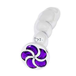 Anal Butt Plug Sex Toys, Eastern Delights Metal Jeweled Realistic Dildo Shape Anal Trainer for Beginners