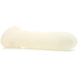 Perfect Fit Brand Fat Boy Stretchy Cock Extender or J/O Sheath - Clear