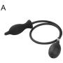xinYxzR Waterproof Unisex Inflatable Silicone Butt Anal Plug Sex Toy Prostate Massager C