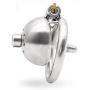 Chástí-ty Device, Cǒck Lock, Pěnǐs Lock Ring Men Hypoallergenic Stainless Steel Metal Chasteness Device Anti-Off T-Shirt Belt - 7 (Size : 40mm)