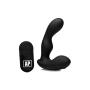 Alpha-Pro 7X P Stroke Silicone Prostate Stimulator with Stroking Shaft, Black