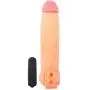 Vibrating 2" Penis Extension Sleeve For Men Realistic Texture and Vibrating Bullet for Clit Stimulation Vibrating 2" Penis Extension Sleeve For Men Realistic Texture and Vibrating Bullet for Clit Stimulation