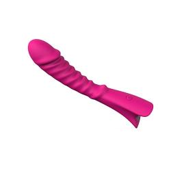 U Shape Couple Love Stimulation Remote Strong Sucking Vibrating Toys for Women Handsfree Sucking Toy USB Rechargeable Waterproof Wand for Sore Back Foot Neck Leg Soft Slicone Wireless Remote Control