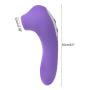 JINZHI Sucking Massage for Women - USB Rechargeable - 20 Speeds Vibrating - 10 Speeds Sucking
