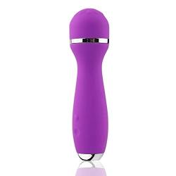 Mini Wand Massager - Strongest Cordless Handheld Therapeutic Vibrating Power - Best Rated for Travel Gift - Magic Stress Away - Perfect on Back, Legs, Hand Pains & Sports Recovery (Color : Green)