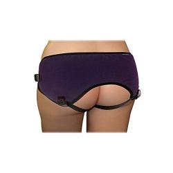 SPORTSHEETS - Plus Size Strap-On for Beginners, Adjustable Harness for Intimate Sex Play (Purple)