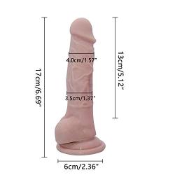 SNDLQF Soft Wand Hàrněss Role Play - 6 Inch (Color : White) Flexible Toys for Lésbián Pants Stráp ǒn Strapless