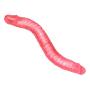 Zyuantyuan Orange 14.17 Inch Real Feel Soft Jellies Flexible Double Head Personal Massage Toy for Lesbian Women Massager Friction Attrition