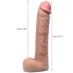 Huge Ultra-Soft Stick Smooth Bendable Double Layer Rod for Women Men(16.2inch)