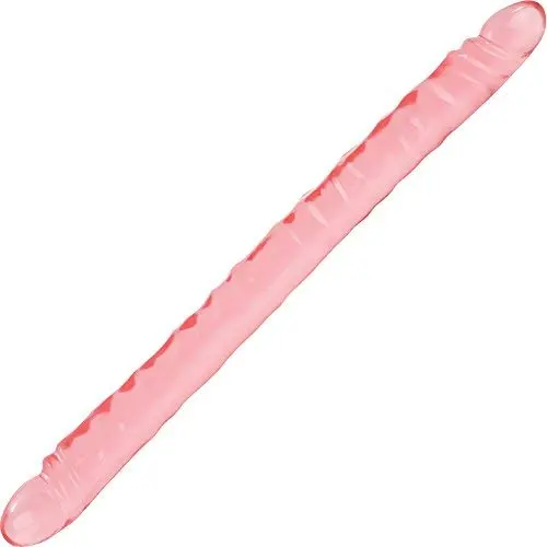 California Exotics Slim Jim Duo Super Slim Double Dong, Veined, 17.5" California Exotics Slim Jim Duo Super Slim Double Dong, Veined, 17.5"
