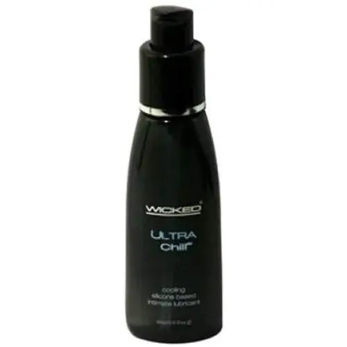 Wicked Sensual Care Collection Ultra Chill Silicone Based Lubricant Fragrance Free, 2 Ounce