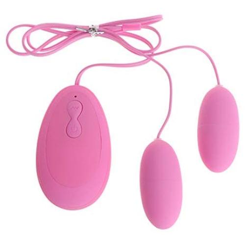 Qhufnng Silicone Egg Powerful Quiet Multispeed 20 Frequency Wireless and Travel Friendly Adult Toys for Women Portable Pink