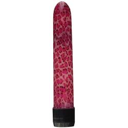 California Exotics Houston Pink Leopard Vibrator, 6.5"