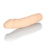 CalExotics 7 Function Waterproof Silicone Stud Woody Vibrating Dildo for Women, Ivory