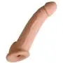 Skin 10inch Pê-NIS Sleeve Vib-ratór Reusable Cóndoms for Men Pê-NIS En-la-rgement Delay Ejacuation Trainer Pê-nisring Cóndom Condones Safer