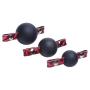 Master Series Crimson Tied Triad Interchangeable Silicone Ball Gag
