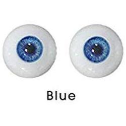 1 Pair Eyes for Sex Dolls Adult Love Doll Sex Toy Replaceable Dolls Eyes 4 Colors-Blue/Green/Brown/Black -(Blue) (A)