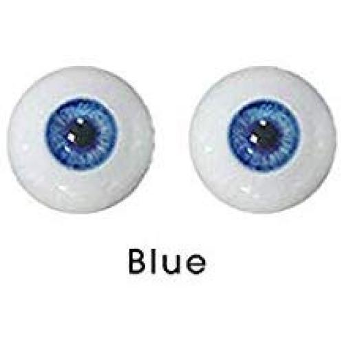 1 Pair Eyes for Sex Dolls Adult Love Doll Sex Toy Replaceable Dolls Eyes 4 Colors-Blue/Green/Brown/Black -(Blue) (A)