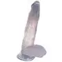 12in Women Double Pleasure Suction Massager - Hand Free Play - Electric Toy for Women (Color : Clear)