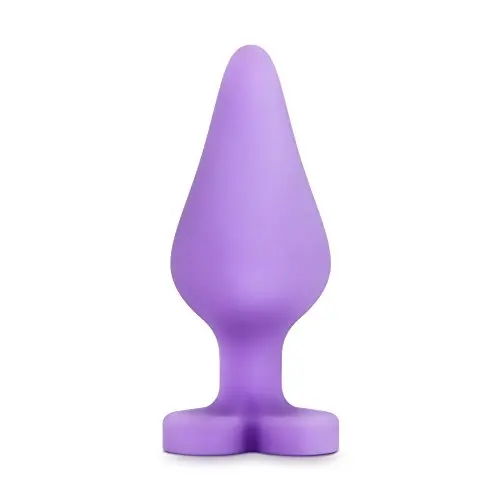 Play with Me - Naughtier Candy Heart - Fuck Me - Smooth Satin Finish Heart Shaped Bottom Anal Butt Plug - Platinum Silicone - Sex Toy for Men and Women (Purple) Play with Me - Naughtier Candy Heart - Fuck Me - Smooth Satin Finish Heart Shaped Bottom Anal Butt Plug - Platinum Silicone - Sex Toy for Men and Women (Purple)