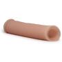 Realistic Penis Extender Kit by Healthy Vibes - Instant Male Enhancement to Increase Girth & Length by Adding Up to 3" - Lifelike Real Skin Cock Sheath - Easy to Use & Clean - Phthalate & Latex Free