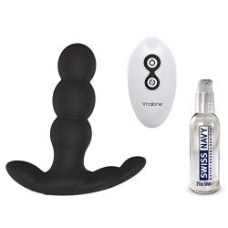 360 Degree Rotating P Stimulator Pearl & Swiss Navy 2 Oz Water-Based Lubricant