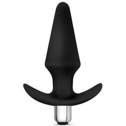 Multi Speed Remote Controlled Vibrating Butt Plug - Anal Buttplug - Waterproof - Sex Toy for Women - Sex Toy for Men (Black)