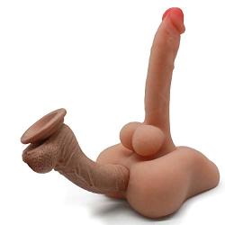 X-R Men Torso Doll Female Adult Toy Realistic Soft Silicone for Women Self Pleasure Gifts (Flesh) Safety Soft