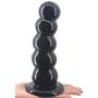 DanHu-Massagers Anall Massage But-t Toys Stick Beginner Kit Set PVC Thick A-nus Beads Expander for Dilation Therapy Black