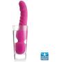 Heated Wand Massager, Rechargeable Cordless Waterproof Magic Mini Massager, Medical Grade Soft Full Silicone, 7X Multi-Speed Vibrations, Tail Has Heating Function for Muscle Aches and Sports Recovery