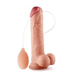 Medical Sili-Cone Dòngs Muscle Massager Waterproof Dilator Lifelike Relax Massager Wand with Squirting Device