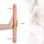 FST Extra Long Double Head Dildo Flexible Penis Realistic Dildos Female Masturbation G Spot Vaginal Anus Stimulate Anal Plug for Women Lesbian (Flesh Color) FST Extra Long Double Head Dildo Flexible Penis Realistic Dildos Female Masturbation G Spot Vaginal Anus Stimulate Anal Plug for Women Lesbian (Flesh Color)