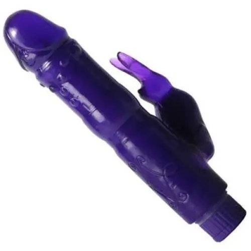 Trinity Vibes Classic Waterproof Rabbit Vibrator, Purple