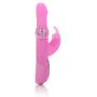 CalExotics 7-Function Silicone Jack Rabbit - Vibrator With Rotating Shaft - Waterproof Vibe Sex Toys for Couples - Adult Clitoral G Spot Massager - Pink