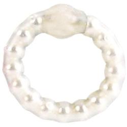 California Exotics Pearl Beaded Prolong Ring, Pearl