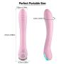 Classic Vibrator Dildo by ALOFA Waterproof G Spot Anal Stimulator with 10 Powerful Vibration Modes for Effortless Insertion - Ideal Sex Toy for Starters (Pink)