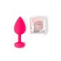 Gvibe Gplug Small Vibrating Butt Plug, Neon Rose