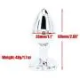 Small Anal Butt Plug, Eastern Delights 1 Pcs Beginners Metal Anal Training Sex Toys for Couples, Random Color Small Anal Butt Plug, Eastern Delights 1 Pcs Beginners Metal Anal Training Sex Toys for Couples, Random Color