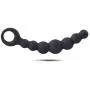 ❤ Moafh Soft Silicone Beads Plug Back Neck Massage Vibrantor for Women Men Couple - Black