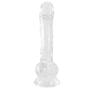 Wushuangyu Realistic Dîldɔ with Suction Cup Ultra Soft for Women Men Couples - Vibrant Toy (Color : Clear)