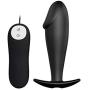 Pretty Love Vibrating Penis Shaped Butt Plug Black